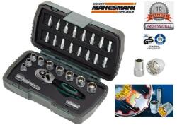 Brüder Mannesmann 28db-os MANNESMANN MULTI LOCK DUGÓKULCS + BIT FEJ KÉSZLET 10év GARANCIA
