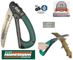 Brüder Mannesmann MANNESMANN Pro KERTI FŰRÉSZ ÁGVÁGÓ ÖSSZECSUKHATÓ 180mm ZSEBFŰRÉSZ 10év GARANCIA (30110)