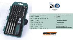 Brüder Mannesmann MANNESMANN Pro 49db-os RACSNIS CSAVARHÚZÓ BIT KÉSZLET 29893 10év GARANCIA (29893)