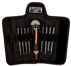 Bahco ERGO csavarhúzó cserélhető szárakkal, készlet, 8 db Hornyolt, Phillips, Pozidriv és TORX ® csavarokhoz (BE-8572)
