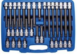 BGS technic 32 részes Ribe bit készlet 1/2" bőröndben (BGS-5183) (BGS-5183)