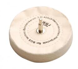 BGS technic Polírozó rongy korong 6 mm-es tengellyel (BGS-3989) (BGS-3989)