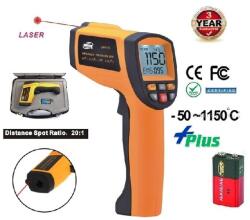  Lézeres Infra Hőmérő Pisztoly -50 +1150°c Digitális Lcd Kijelzővel (s-ca-2905)
