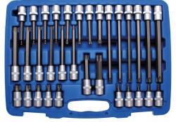 BGS technic 32 részes T-torx bit készlet 1/2" bőröndben (BGS-5182)