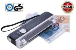  ELEMES PÉNZVIZSGÁLÓ KÉZI UV LÁMPA 4W BANKJEGYVIZSGÁLÓ + ZSEBLÁMPA FUNKCIÓ zsebben is elfér 2év GARANCIA (11549)