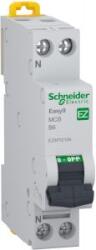 Schneider Electric Easy9 Kismegszakító 4.5kA 1P+N B 6A EZ9P32106 (EZ9P32106)