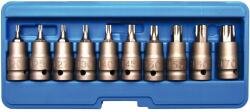 BGS technic 10 részes gépi T-torx dugókulcs készlet, T20 - T70 dobozban (BGS-5097) (BGS-5097)