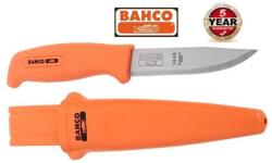 Bahco svédacél ergonómikus 1446 szuper éles vadász, horgász, kerti, konyhai tőr kés 10év garancia