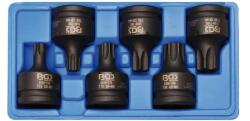 BGS technic T-torx gépi bit dugókulcs készlet 3/4" dobozban (BGS-5055) (BGS-5055)