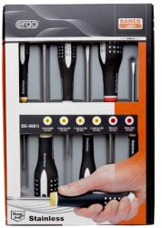 Bahco ERGO stainless steel screwdriver set, 6 pcs (BE-9881I) (BE-9881I)