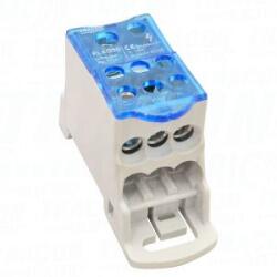 Tracon Electric Fővezetéki leágazó sorkapocs nyitható fedéllel 1×50(35)mm2 / 6×25(16)mm2, 1000VAC/DC, 125A (FLSO50)