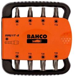 Bahco 17 darabos bitkészlet TORX csavarokhoz és bittartó (59S/17-2)