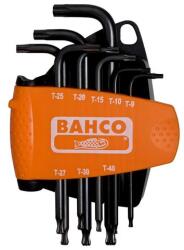 Bahco Imbuszkulcs készlet TORX PLUS®, gömbvégu, fekete, 8 db (BE-9675) (BE-9675)