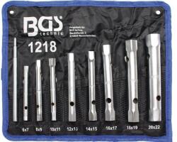 BGS technic 8 részes csőkulcs készlet, 6x22 mm tartóban (BGS-1218) (BGS-1218)