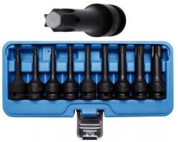 BGS technic 9 részes gépi bit-dugókulcs T-torx, készlet T20-T70, 1/2" dobozban (BGS-5480) (BGS-5480)