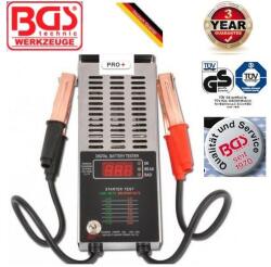 BGS technic BGS 12V DIGITÁLIS AKKUTESZTER AUTÓ ÓLOMAKKU TESZTELŐ 100A 200Ah AKKUMULÁTOR MÉRŐ MŰSZER 3év GARANCIA (BGS63500)