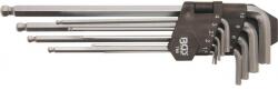 BGS technic 9 részes gömb végű imbuszkulcs készlet hosszú, 1, 5-10 mm (BGS-790)