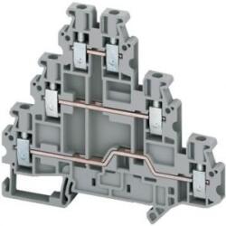 Schneider Electric Csavaros háromszintes átkötőkapocs 1x1 csatlakozás 5, 2 mm 2, 5 mm2 20A-es NSYTRV26T (NSYTRV26T)