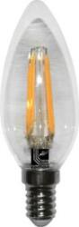 Lumen Ledes izzó COG Gyertya formájú E14 4W Átlátszó Hideg fehér 5800k 230V (13-140140)