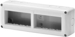 Gewiss GW Szerelvénydoboz fk. 8 mod. (4+4) osztott IP40 GW 27006 (GW27006)