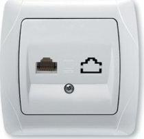 VIKO CARMEN RJ45 adatcsatlakozó Fehér 90561032 (VI-CCAL1)