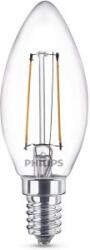 Philips LED gyertya izzó LED Classic Filament B35 CL 2 25W 2700K 250lm E14 15.000h (8718696573853)