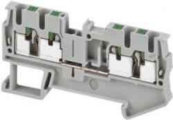 Schneider Electric Direkt rugós egyszintes átkötőkapocs 2x2 csatlakozás 5, 2 mm 2, 5 mm2 24A-es NSYTRP24 (NSYTRP24)
