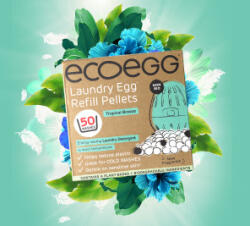 Ecoegg Mosótojás Utántöltő Trópusi Szellő - 50 mosás - TURMALIN golyóval
