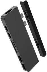 HYPER - DUO 7-in-2 USB-C Hub - asztroszürke (HY-HD28C-GRAY)