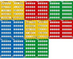 Larsen Set 16 Puzzle-uri Larsen 0-20 25 piese (LRP47_Initiala)