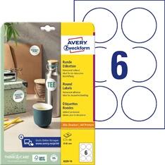 AVERY 6229-10 fehér 80mm 10 ív univerzális címke köretikett (6229-10) - bestbyte