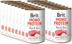 Brit Mono Protein Beef & Brown Rice 18x400g