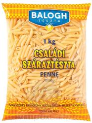 BALOGH Családi száraztészta 1kg Penne toj. nél