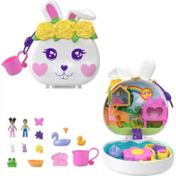 Mattel Polly Pocket nyuszis virágos kert játékkészlet (HKV36) - morzsajatekbolt