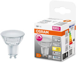 OSRAM GU10 LED SStar+ 4, 1W 350lm 2700K melegfehér, szabályozható 120° - 32W izzó helyett (4058075613126)