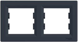 Schneider Electric Asfora - EPH5800271 - Kettes keret, vízszintes, antracit (EPH5800271)