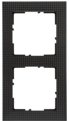 Legrand 721572 Suno 2-es keret, fekete mintás (721572)