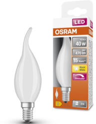 OSRAM E14 LED SStar szélfútta 4W 470lm 2700K melegfehér, szabályozható 300° - 40W izzó helyett (4058075434585)
