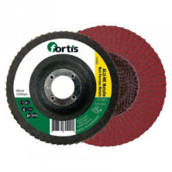 Fortis - Disc abraziv lamelar pentru aluminiu 125mm, K40 forma arcuita [4317784704991] (4317784704991)