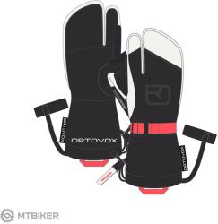 ORTOVOX Merino Freeride 3 Finger női kesztyű, black raven (M)