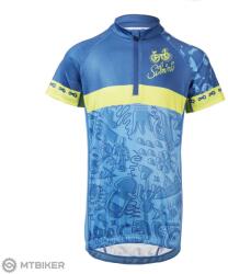 SILVINI Scrivia gyerek mez, blue/lime (110-116)