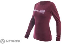 Sensor Merino Air PT Hills női póló, port piros (XL)