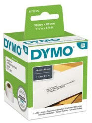DYMO Etikett, LW nyomtatóhoz, 28x89 mm, 130 db etikett, DYMO (GD99010) (S0722370)