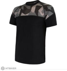 Sensor Merino Impress póló, fekete/kamó (XXL) - mtbiker - 27 899 Ft
