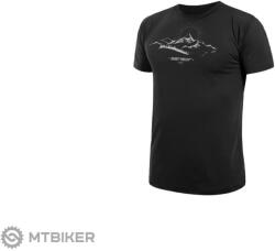 Sensor Coolmax Tech Mountains póló, fekete (XL)