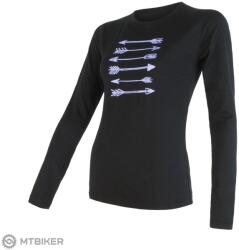 Sensor MERINO ACTIVE PT ARROWS női póló, fekete (M) - mtbiker - 32 399 Ft