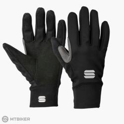 Sportful Sportos softshell gyermekkesztyű, fekete (6 évesre)