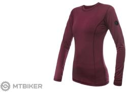 Sensor MERINO AIR női póló, port piros (M)