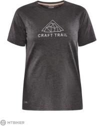 Craft ADV Trail Wool női póló, fekete (S)