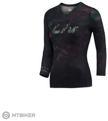 Liv NEBULA női mez, 3/4-es ujj, dark iridescent/green (S)
